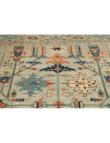 Hand Made Rug Kazak Fine Pakistan 203x299 Beige