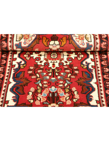 69x121 Cm Handmade Rug, Central Medallion, Floral Design