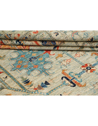 Hand Made Rug Kazak Fine Pakistan 203x299 Beige
