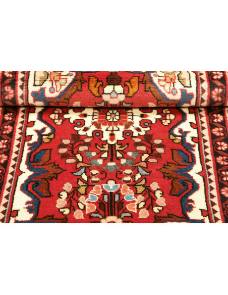 69x121 Cm Handmade Rug, Central Medallion, Floral Design