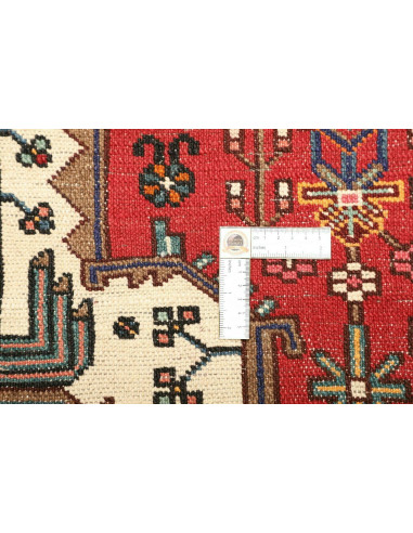 69x121 Cm Handmade Rug, Central Medallion, Floral Design