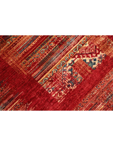 Hand Made Rug Gabbeh Nova Pakistan 100x150 Red