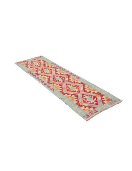 Hand Made Rug Kilim Afghanistan 61x195 Turquois