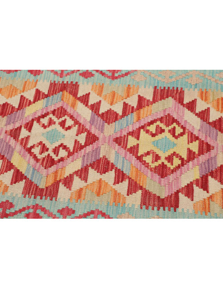 Hand Made Rug Kilim Afghanistan 61x195 Turquois
