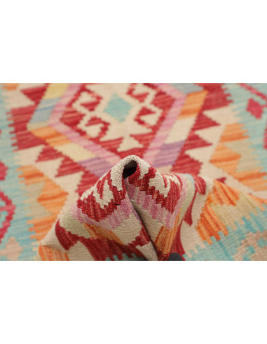 Hand Made Rug Kilim Afghanistan 61x195 Turquois