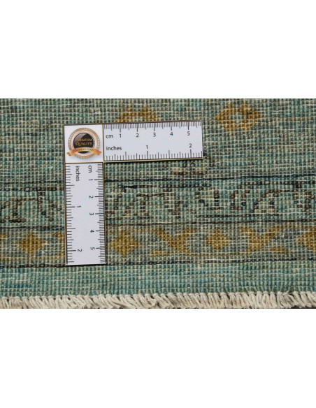 Hand Made Rug Kairo Pakistan 149x199 Petrol Gre
