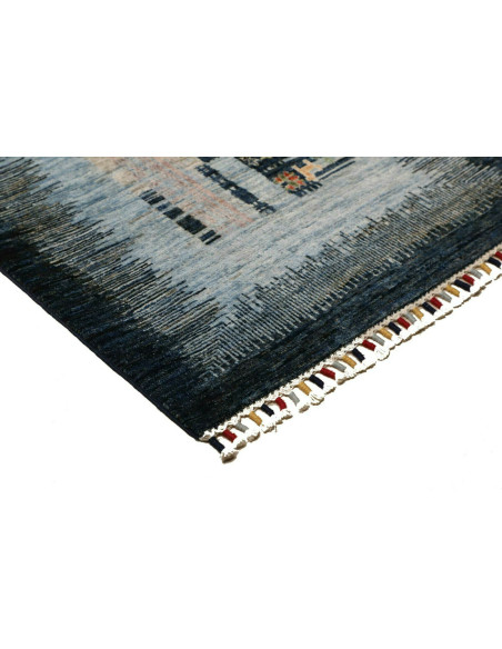 Hand Made Rug Gabbeh Nova Pakistan 75x296 Dark