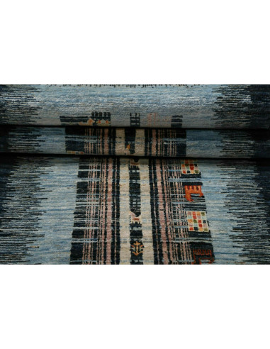 Hand Made Rug Gabbeh Nova Pakistan 75x296 Dark
