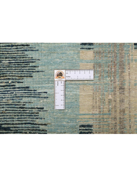 Hand Made Rug Gabbeh Nova Pakistan 75x296 Dark