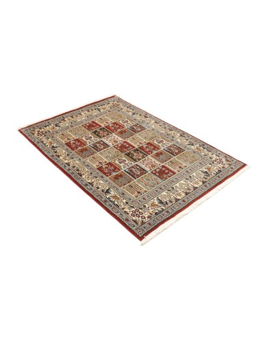 Hand Made Rug Moud Persia 96x145 Red Light Blue