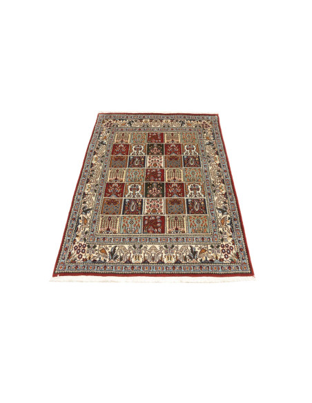 Hand Made Rug Moud Persia 96x145 Red Light Blue