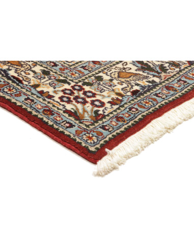 Hand Made Rug Moud Persia 96x145 Red Light Blue