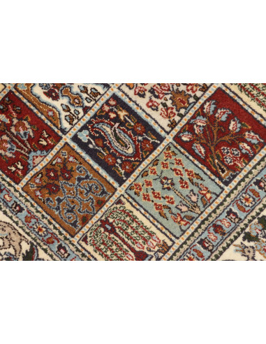 Hand Made Rug Moud Persia 96x145 Red Light Blue