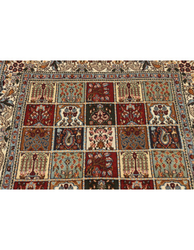 Hand Made Rug Moud Persia 96x145 Red Light Blue