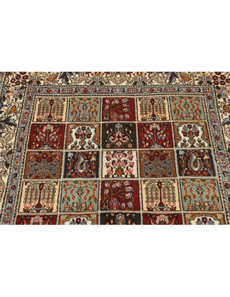 Hand Made Rug Moud Persia 96x145 Red Light Blue