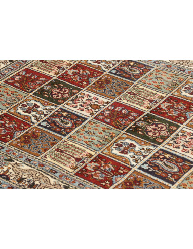 Hand Made Rug Moud Persia 96x145 Red Light Blue