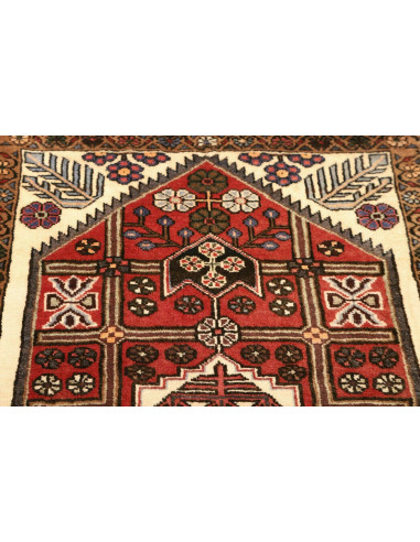 77x126 Cm Hand-knotted Rug. Wool. Tribal Geometric And