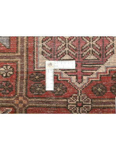 77x126 Cm Hand-knotted Rug. Wool. Tribal Geometric And