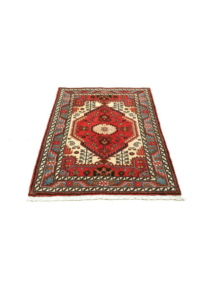 86x125 Cm Tappeto Tribale, Caucasico, Lana Su Lana, 150.000