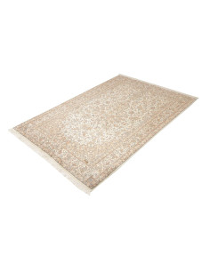 Rug Kashmir India maroon brown 126x186 2