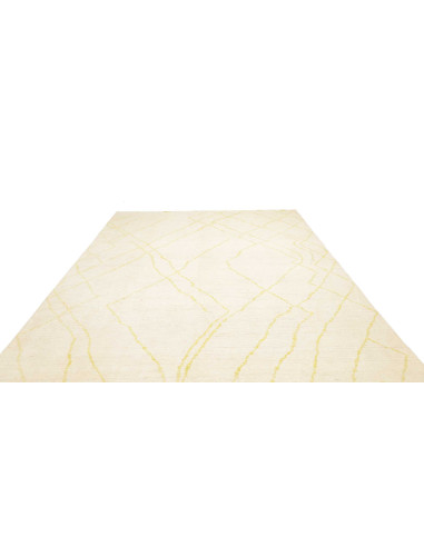 Hand Made Rug Berber Pakistan 242x308 Ivory Yel