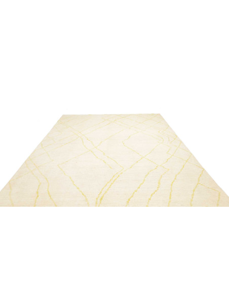 Hand Made Rug Berber Pakistan 242x308 Ivory Yel