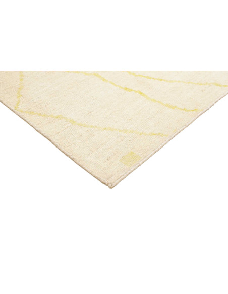 Hand Made Rug Berber Pakistan 242x308 Ivory Yel