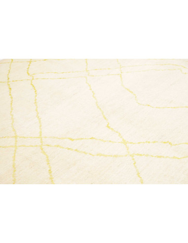 Hand Made Rug Berber Pakistan 242x308 Ivory Yel
