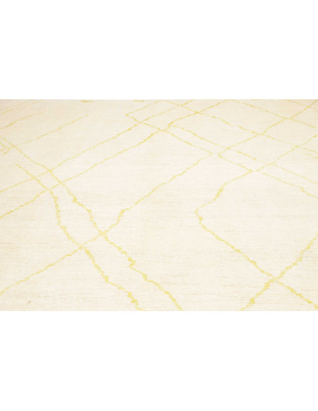 Hand Made Rug Berber Pakistan 242x308 Ivory Yel
