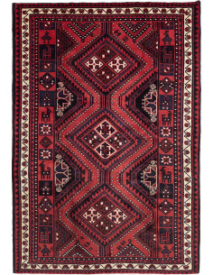 Tappeto Originale Lori Persia 186x273 Rosso Blu