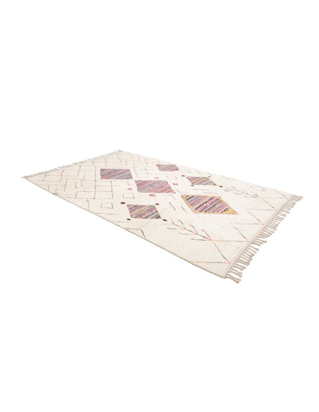Hand Made Rug Berber Pakistan 184x292 Ivory Mul