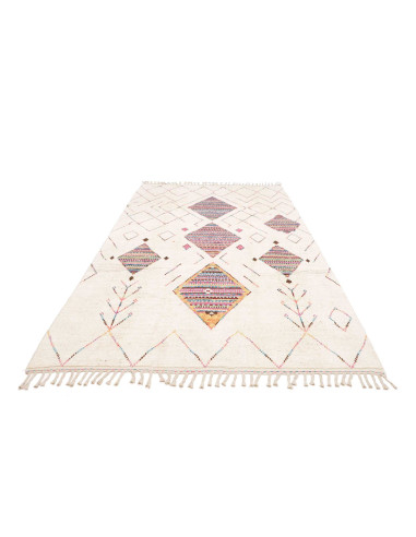 Hand Made Rug Berber Pakistan 184x292 Ivory Mul