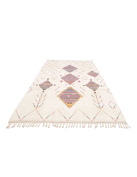 Hand Made Rug Berber Pakistan 184x292 Ivory Mul