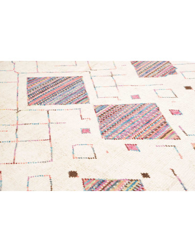 Hand Made Rug Berber Pakistan 184x292 Ivory Mul