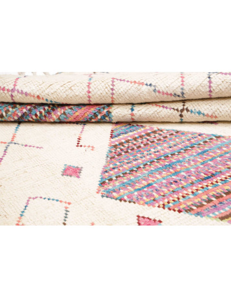 Hand Made Rug Berber Pakistan 184x292 Ivory Mul