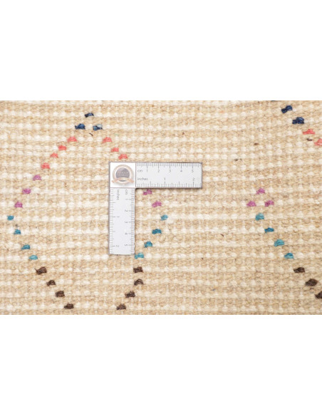 Hand Made Rug Berber Pakistan 184x292 Ivory Mul