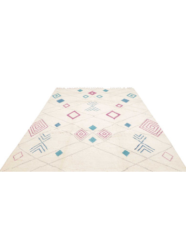Hand Made Rug Berber Pakistan 218x325 Ivory Lig