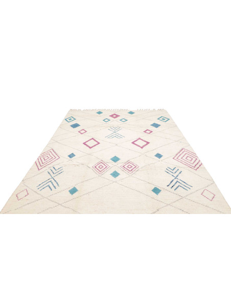 Hand Made Rug Berber Pakistan 218x325 Ivory Lig