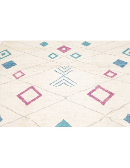 Hand Made Rug Berber Pakistan 218x325 Ivory Lig