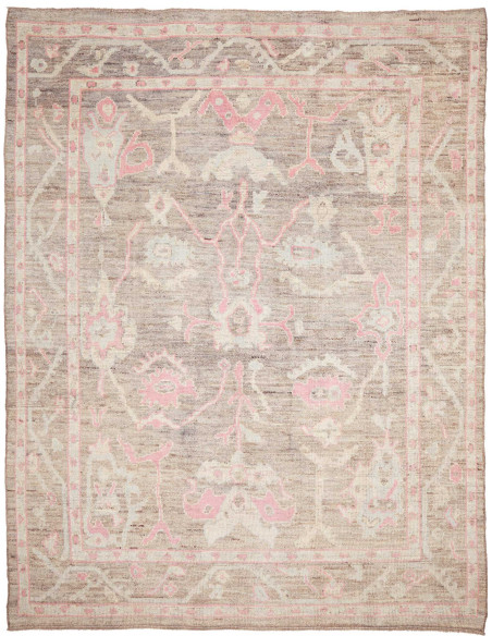 Hand Made Rug Berber Pakistan 281x361 Taupe Pin
