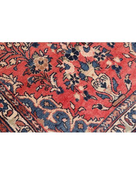 Hand Made Rug Hamadan Persia 110x418 Brick Red