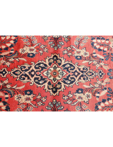 Hand Made Rug Hamadan Persia 110x418 Brick Red