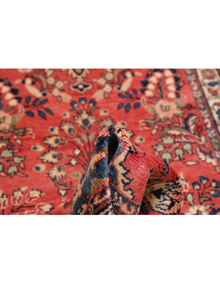 Hand Made Rug Hamadan Persia 110x418 Brick Red