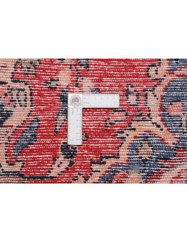 Hand Made Rug Hamadan Persia 110x418 Brick Red