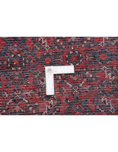Hand Made Rug Hamadan Persia 122x420 Red Dark B