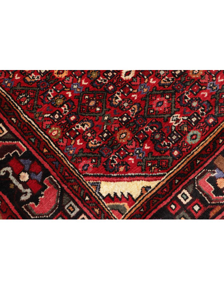 Hand Made Rug Hamadan Persia 120x480 Dark Red B