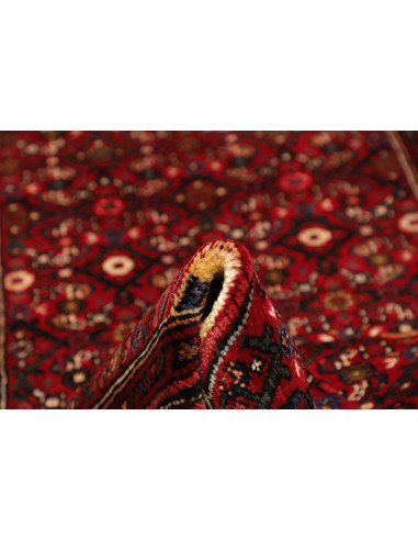 Hand Made Rug Hamadan Persia 120x480 Dark Red B