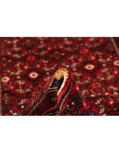 Hand Made Rug Hamadan Persia 120x480 Dark Red B