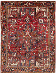 Hand Made Rug Gorawan Persia 260x334 Red Dark B