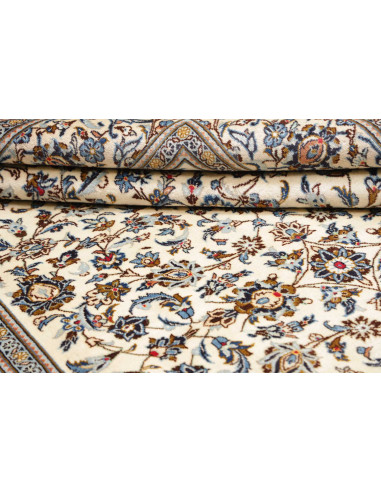 Tappeto Originale Kashan Persia 197x297 Avorio